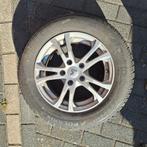 Licht metale velgen met winterbanden 195/65/R15, Auto-onderdelen, Banden en Velgen, Ophalen, Gebruikt, 15 inch, Velg(en)