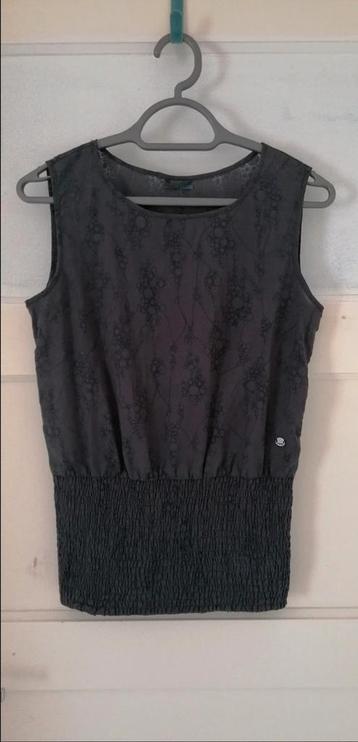 Top blouse mouwloos Skunkfunk SKFK, grijs, maat XS beschikbaar voor biedingen