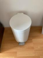 Brabantia Pedaalemmer - Wit, Ophalen, Met pedaal, Zo goed als nieuw, Minder dan 10 liter