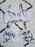 2 beugelloze non padded BH's maat 90D, Ophalen of Verzenden, Overige kleuren, BH