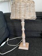 Barok riet houtenvoet lamp tafellamp, Ophalen of Verzenden, Barok, Zo goed als nieuw