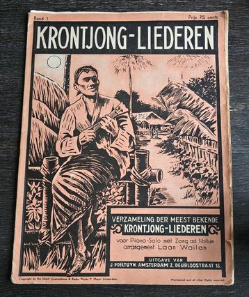Krontjong - Liederen, Band 1 beschikbaar voor biedingen