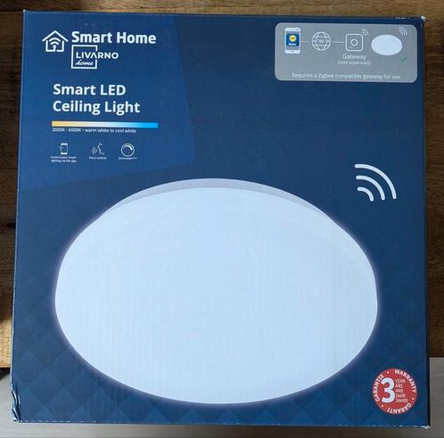 2x LIVARNO home Zigby smart LED plafondlamp (evt. + Gateway), Huis en Inrichting, Lampen | Losse lampen, Nieuw, Led-lamp, Minder dan 30 watt