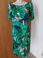 Prachtige nieuwe Geisha jurk groen met vogels maat L 40, Nieuw, Groen, Maat 42/44 (L), Geisha