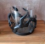 Windlicht zwaluwen, Ophalen, Zwart, Nieuw, Metaal