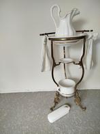 Brocante lampetstel en toebehoren - als nieuw!, Antiek en Kunst, Ophalen