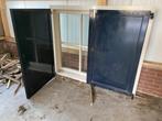 kozijnen met luiken, Doe-het-zelf en Verbouw, Kozijnen en Schuifpuien, Raamkozijn, Zo goed als nieuw, Inclusief glas, 75 tot 150 cm