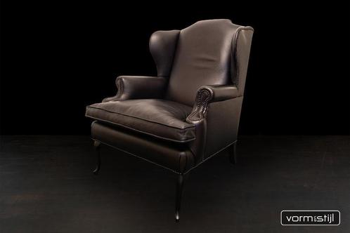 ERIC KUSTER style XXL wingchair, Huis en Inrichting, Fauteuils, Zo goed als nieuw, Leer, 50 tot 75 cm, 75 tot 100 cm, Ophalen of Verzenden