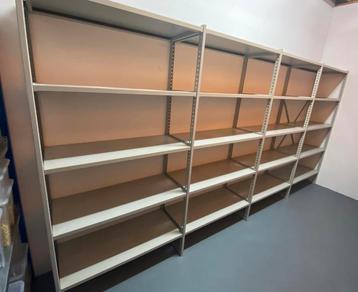 Grote grijze stellingkast - 400x195x40 cm beschikbaar voor biedingen