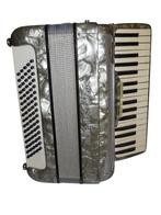 Accordeon 80 bas, Gebruikt, 80-bas, Met koffer, Toetsaccordeon