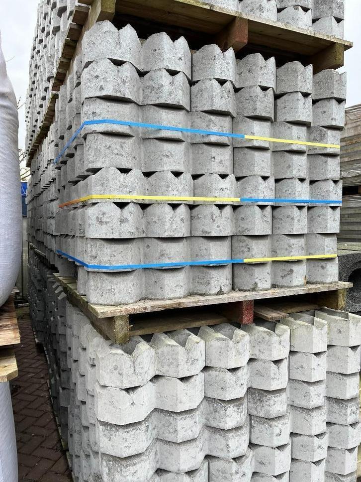 Partij grasblokken grijs 40x60x12, Tuin en Terras, Tegels en Klinkers, Nieuw, Terrastegels, Keramiek, Ophalen of Verzenden