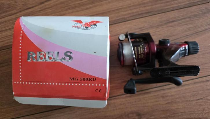 Vismolen Reel MG 500RD, Watersport en Boten, Hengelsport | Algemeen, Zo goed als nieuw, Molen, Ophalen