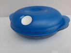 Tupperware MicroPop magnetron schaal 0.7 L, Blauw, Schaal, Ophalen of Verzenden, Zo goed als nieuw