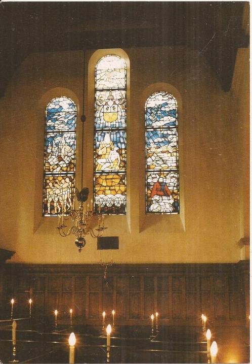 Doorn Interieur Maartenskerk Gebrandschilderde Ramen 1984, Verzamelen, Ansichtkaarten | Nederland, Utrecht, 1980 tot heden, Ophalen of Verzenden