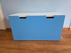 STUVA / SMASTAD Ikea speelgoedkist met bank, blauw, Kinderen en Baby's, Kinderkamer | Commodes en Kasten, Gebruikt, 50 tot 70 cm