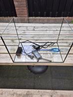 Aquarium 40x25x25 met toebehoren, Dieren en Toebehoren, Vissen | Aquaria en Toebehoren, Ophalen, Zo goed als nieuw, Leeg aquarium