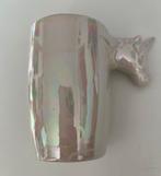 Keramische parelmoer mok Eenhoorn, Huis en Inrichting, Keuken | Servies, Ophalen of Verzenden, Zo goed als nieuw, Bord(en), Wedgwood