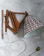Schaarlamp Vintage Teak, Ophalen of Verzenden, Gebruikt, Hout
