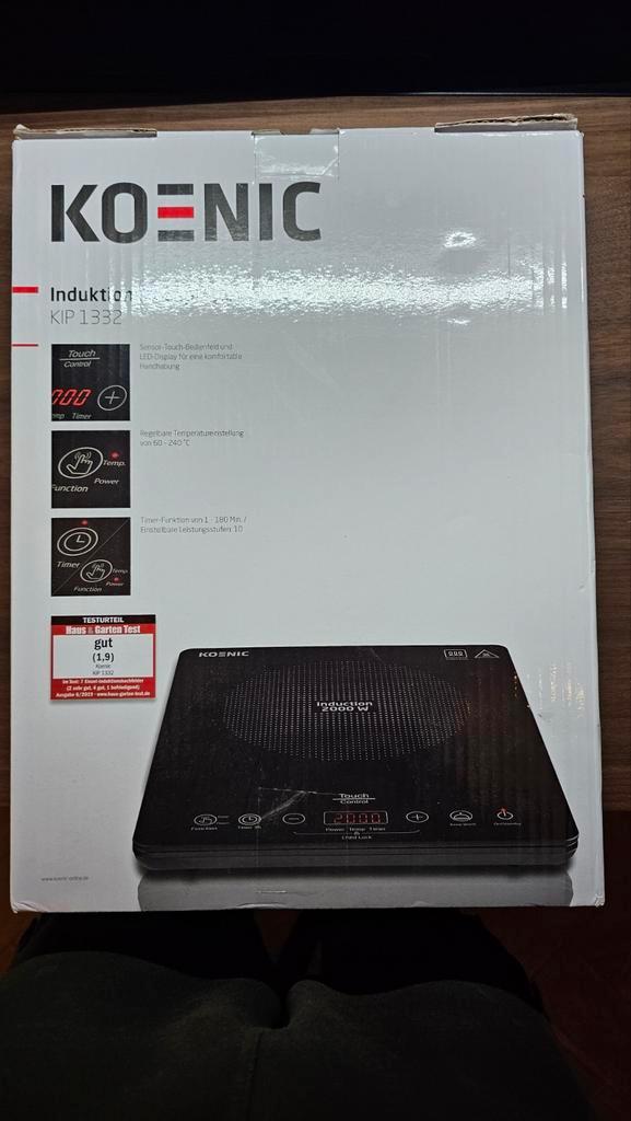 Inductie Kookplaat - Nieuw in doos!, Witgoed en Apparatuur, Kookplaten, Nieuw, Vrijstaand, Inductie, 3 kookzones of minder, Ophalen of Verzenden