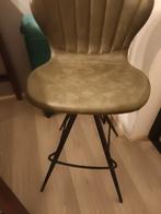 Leather barkruk, 2 krukken, Ophalen of Verzenden, Zo goed als nieuw, 60 tot 90 cm