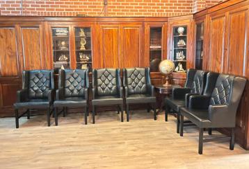 Chesterfield vergaderstoelen director chairs 6 x beschikbaar voor biedingen