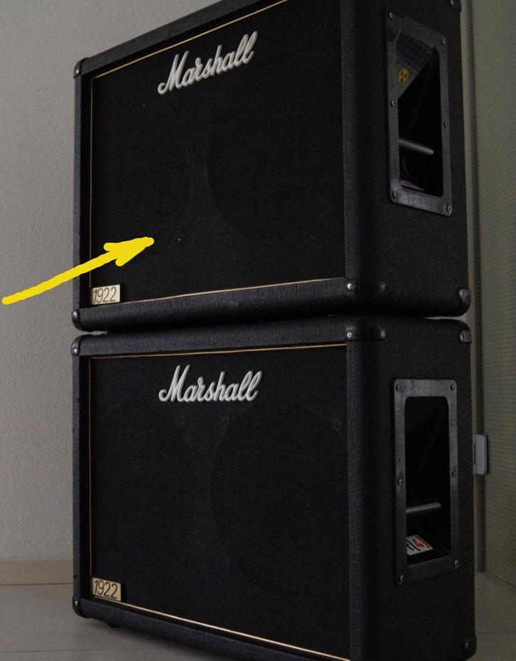 1x Marshall 1922 Top Speaker Cabinet 2x75/150,  2x12"  !, Muziek en Instrumenten, Versterkers | Bas en Gitaar, Zo goed als nieuw