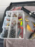 Tackle box met diverse, Kunstaas en vis lifter, Watersport en Boten, Ophalen of Verzenden, Gebruikt, Overige typen