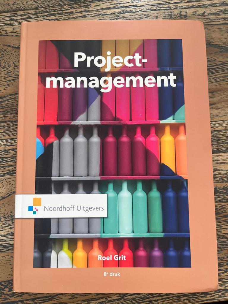 Projectmanagement - Roel Grit - 8e druk, Boeken, Ophalen of Verzenden, Zo goed als nieuw, HBO