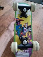 Zgan skateboard zwart met graffiti, Sport en Fitness, Skateboarden, Ophalen of Verzenden, Zo goed als nieuw, Skateboard