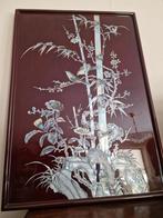 Schilderij chinees/ Japans? - lak paneel schilderij, Antiek en Kunst, Ophalen of Verzenden