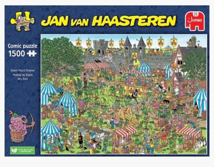 Jan van Haasteren puzzels, div soorten en maten, Hobby en Vrije tijd, Denksport en Puzzels, Gebruikt, Legpuzzel, 500 t/m 1500 stukjes