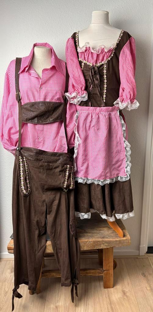 Tiroler kleding set: Dirndl & Lederhose, Kleding | Dames, Carnavalskleding en Feestkleding, Zo goed als nieuw, Kleding, Overige thema's
