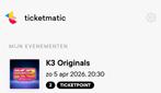 K3 Originals, Tickets en Kaartjes, Concerten | Nederlandstalig, Twee personen, April, Overige typen