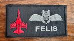 RSAF F-16 Vliegerwing en name tag, Verzamelen, Ophalen of Verzenden, Luchtmacht, Embleem of Badge