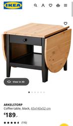 ARKELSTORP Ikea original salontafel, Ophalen, 50 tot 100 cm, 100 tot 150 cm, 50 tot 75 cm
