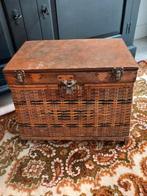 Antieke viskoffer Stoer & Sober, Huis en Inrichting, Ophalen of Verzenden, Gebruikt, Minder dan 50 cm, Minder dan 50 cm