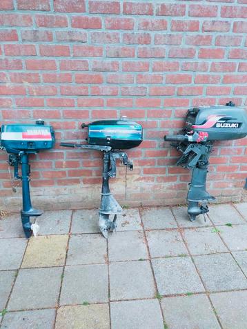 3 buitenboordmotoren samen in 1 koop zie foto,s  beschikbaar voor biedingen