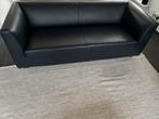 Gelderland 4800 2,5 zits in diepblauw leer, Huis en Inrichting, Banken | Bankstellen, Ophalen, Gebruikt, 150 tot 200 cm, Tweepersoons