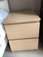 IKEA MALM NACHTKASTJE ZO GOED ALS NIEUW, Huis en Inrichting, Ophalen, Zo goed als nieuw, Minder dan 45 cm