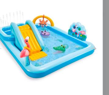 Nieuw! Intex Jungle Adventure zwembad met glijbaan beschikbaar voor biedingen