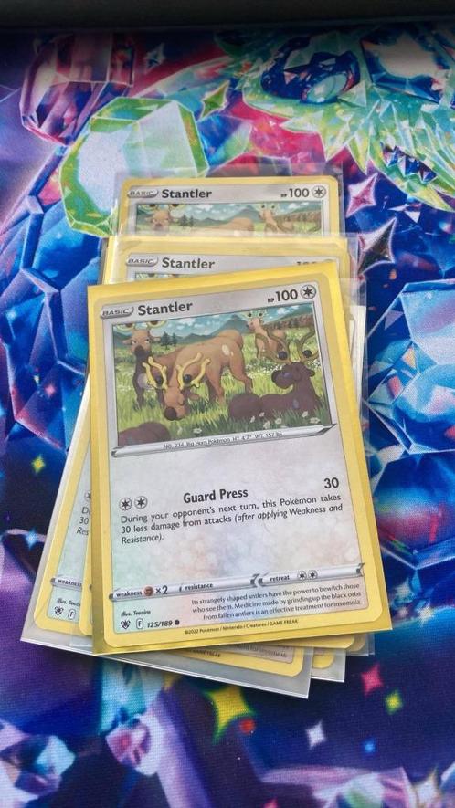 astral radiance - stantler, Hobby en Vrije tijd, Verzamelkaartspellen | Pokémon, Nieuw, Losse kaart, Ophalen of Verzenden