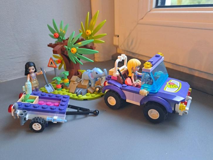 Lego Friends 41421 Jungle Baby Olifantenredding, Kinderen en Baby's, Speelgoed | Duplo en Lego, Zo goed als nieuw, Lego, Complete set