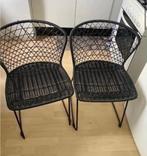 2 stevige mooie stoelen eetkamerstoelen rotan Bijna gratis, Ophalen of Verzenden