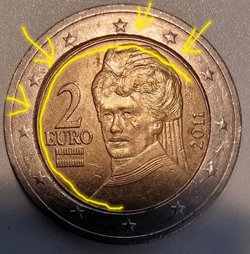 Oostenrijk 2 Euro 2011 - Portret Keizerin Elisabeth misslag beschikbaar voor biedingen