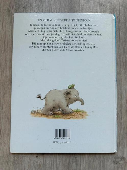 Tetkees zoekt een baby - Hans de Beer en Burny Bos - De Vier, Boeken, Kinderboeken | Kleuters, Gelezen, Voorleesboek, Ophalen of Verzenden