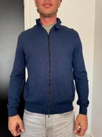 Loro Piana baby cashmere trui met rits maat 52 (L), Maat 52/54 (L), Blauw, Ophalen of Verzenden, Zo goed als nieuw