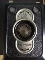 Box Tengor vintage camera incl. leren tas Zeiss Ikon 8-2, Ophalen of Verzenden, Gebruikt, Compact, Overige Merken