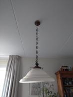 Hanglamp aan ketting met glazen kap, Ophalen, Gebruikt, Minder dan 50 cm