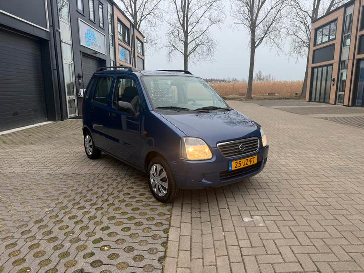 Suzuki Wagon R+ 1.3 AUT 2002 Blauw km 41.000 nap, Auto's, Suzuki, Bedrijf, Wagon R+, Airbags, Centrale vergrendeling, Elektrische ramen