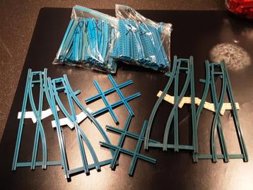 Vintage Lego Treinrails Blauw, 157 stuks - Jaren 70 beschikbaar voor biedingen